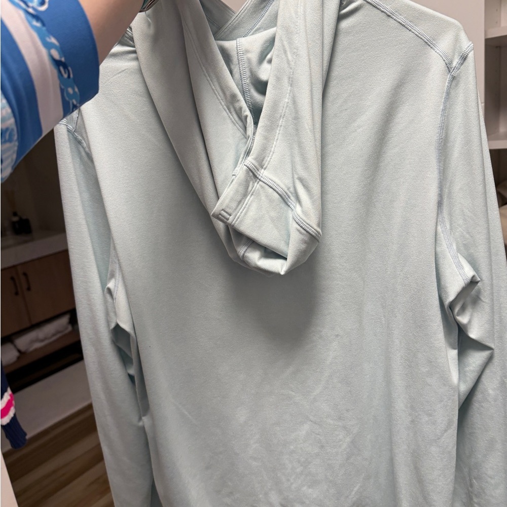Lululemon Men’s Soft Jersey Hoodie in Light Blue size Medium